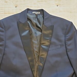 Express Men's Midnight Blue Tuxedo Jacket